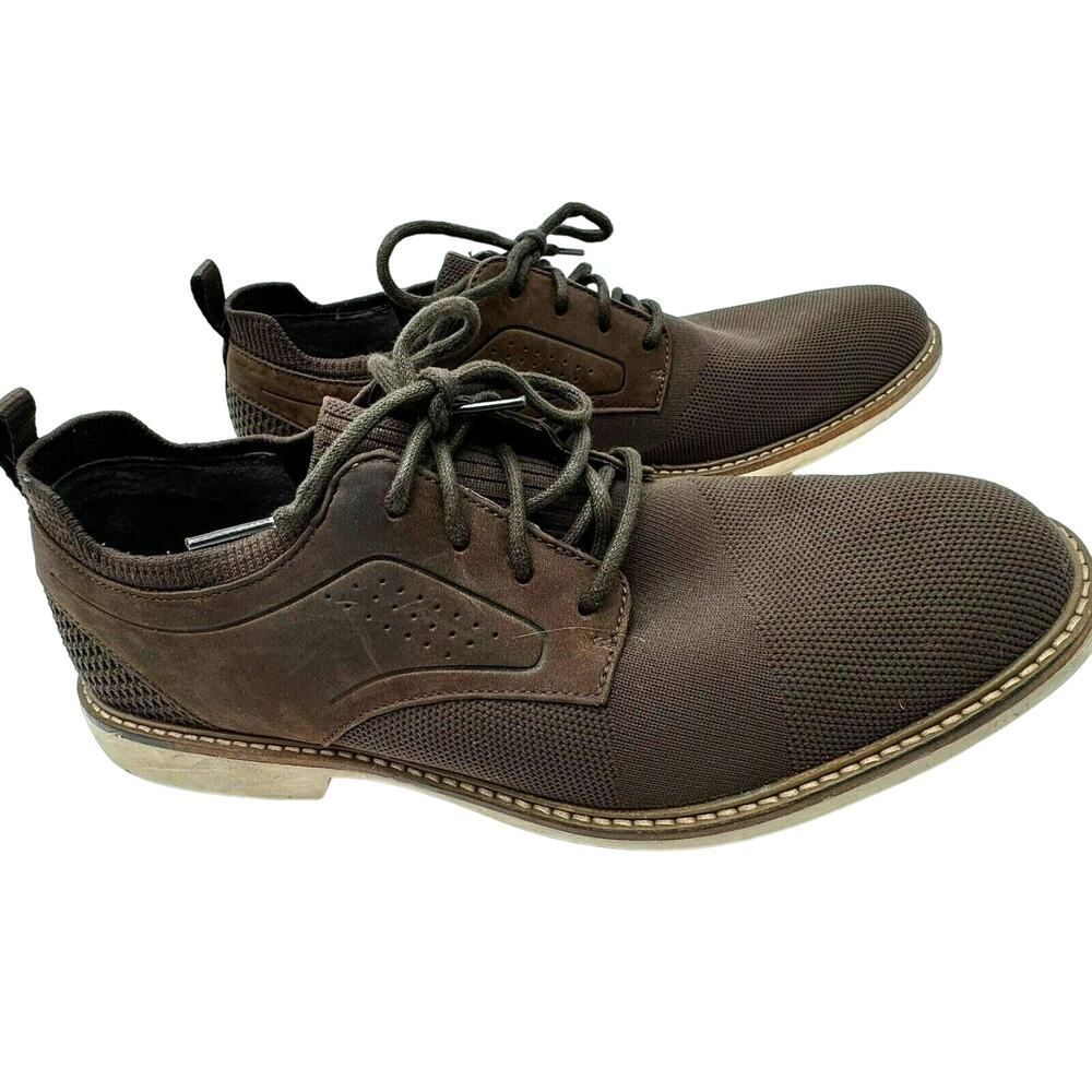 MARK NASON |‎ Men's 10.5 Oxfords Clubman Chocolate Brown Westside Loafers Shoes